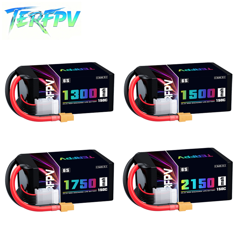 Drone Battery Plate - Akumulator Lipo TERFPV 6S 22.2V 1300/1500/1750/2150mAh
