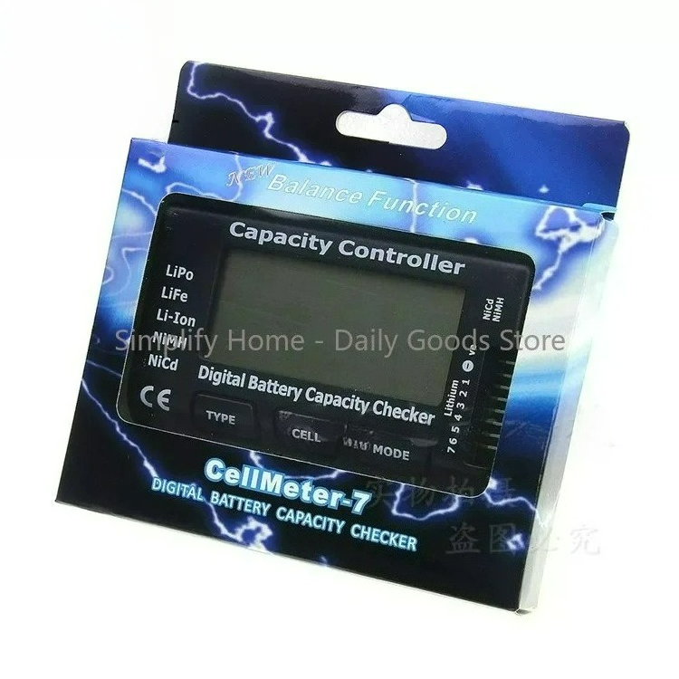 Drone Battery Voltage Checker - Tester napięcia baterii CellMeter7 RC z