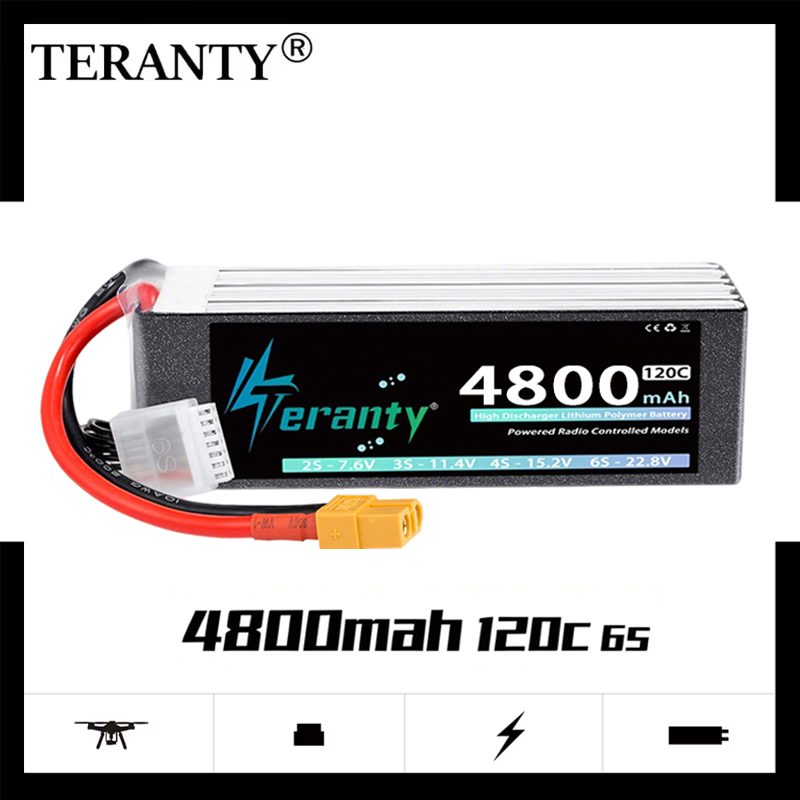 Drone Battery Plate - TERANTY 6S 4800mAh Bateria Lipo 22.8V