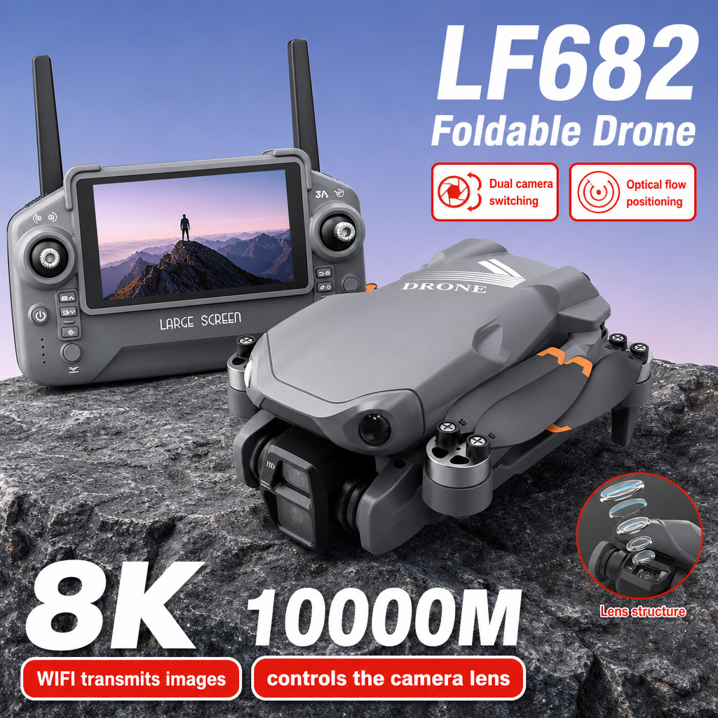 Drone Battery Case - Zdjęcia lotnicze z drona LF682, 8K