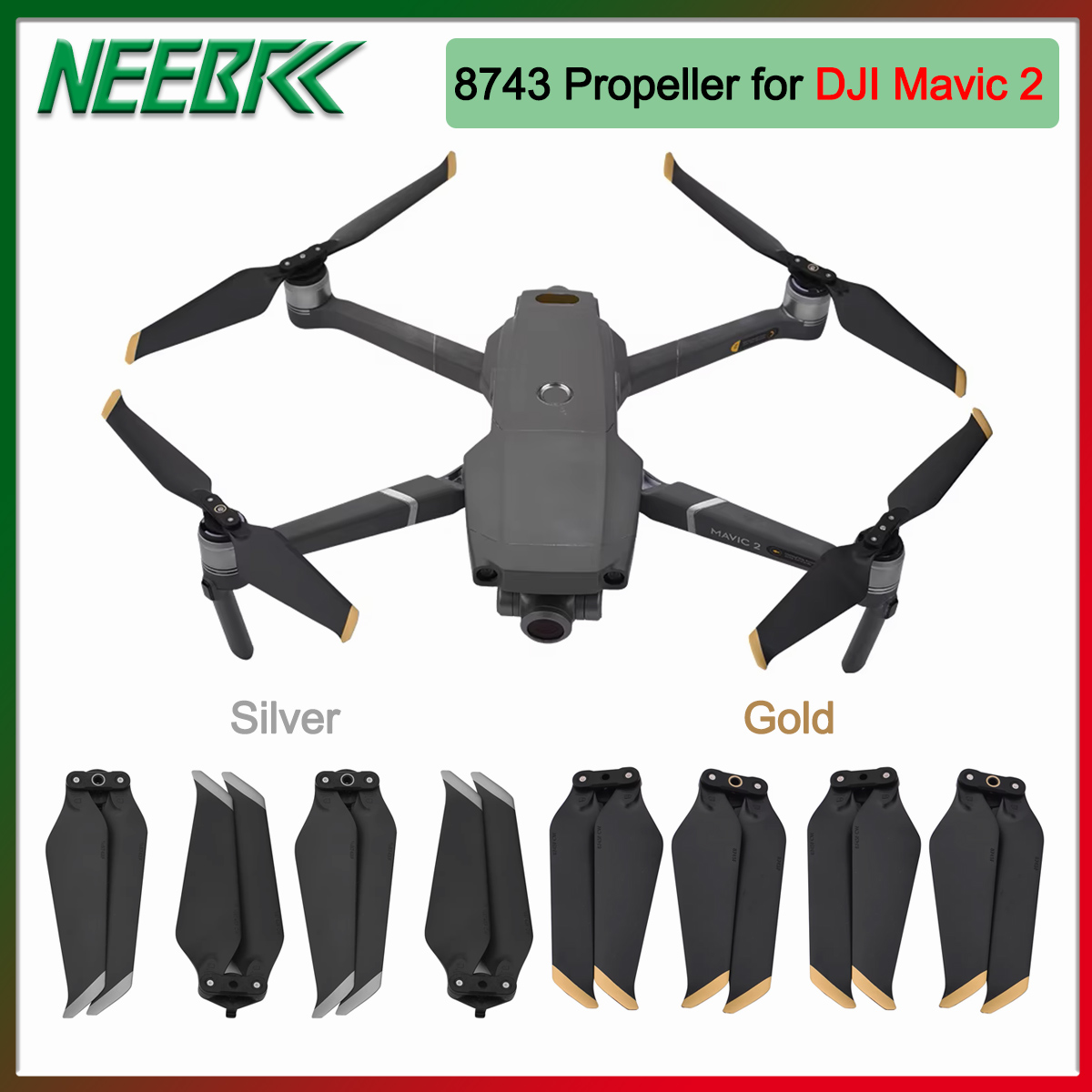 Drone Battery Smart - 4/8 SZT. Śmigła 8743 Niskoszumowe do