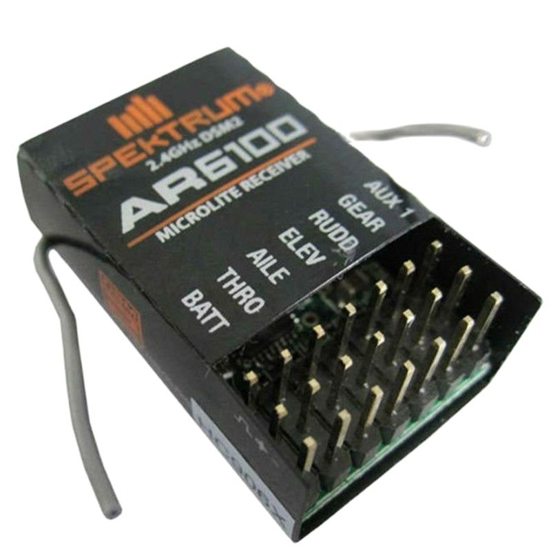 Drone Battery Plate - Odbiornik AR6100 DSM2 6CH 2.4GHz do