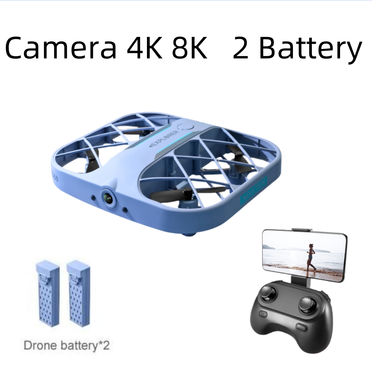 Drone Battery Case - JJRC H107 FPV RC Dron z