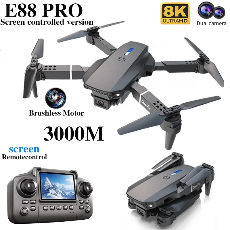 Profesjonalny dron E88 PRO z e – Drone Battery Case recenzja i cena