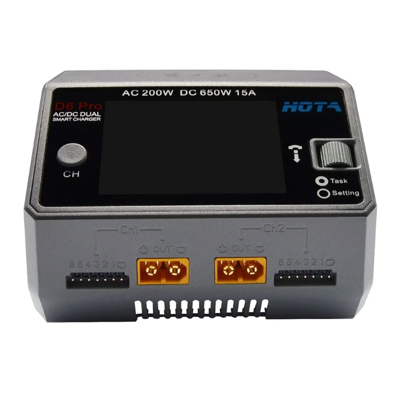 D6 Pro Czarny AC 200W DC 2x325 – Drone Battery Smart recenzja i cena