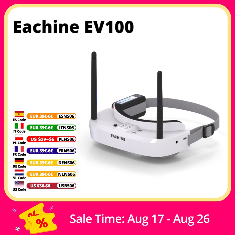 Eachine EV100 720*540 5.8G 72C – Drone Battery Case recenzja i cena