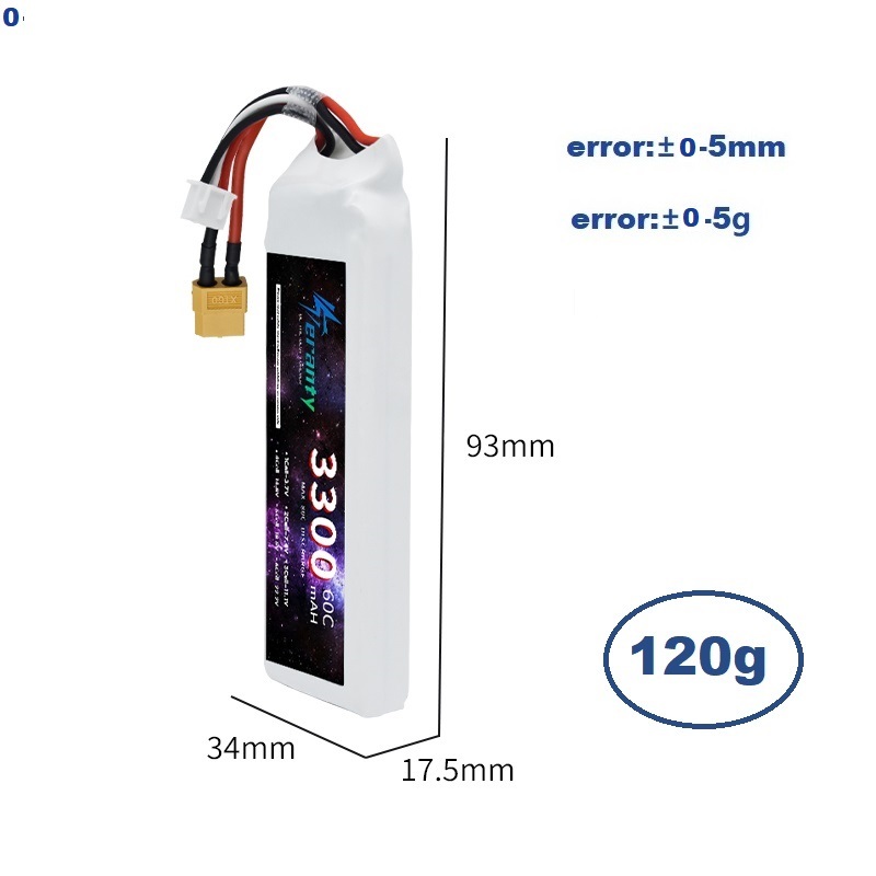 Akumulator LiPo 2S 7.4V 3300mA – Drone Battery Connector recenzja i cena