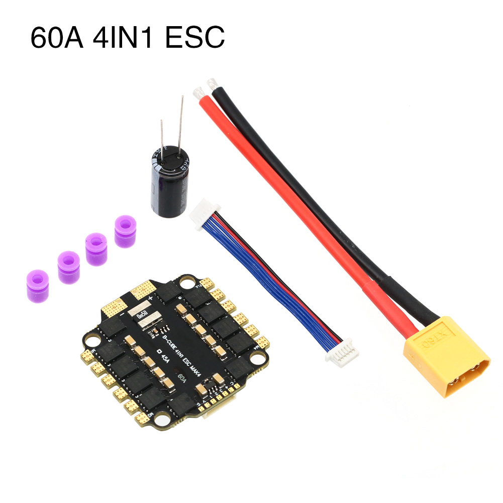 UAngel 4IN1 45A 60A ESC BLHELI – Drone Battery 6S recenzja i cena