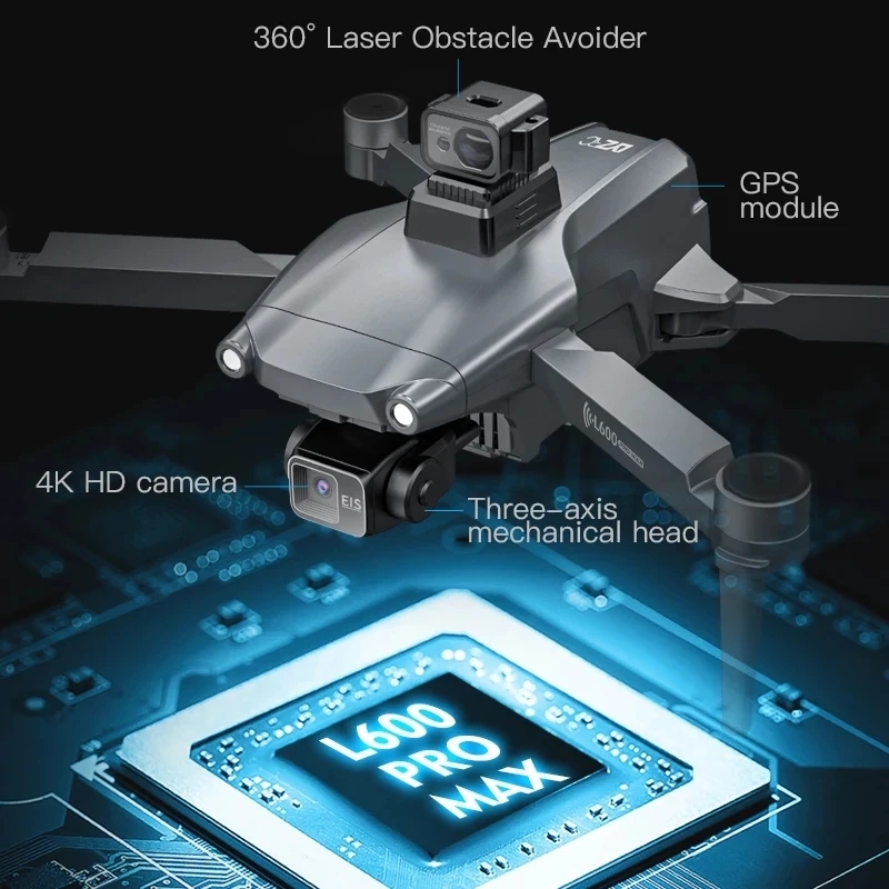 L600 PRO MAX GPS Drone Profesj – Drone Battery Case recenzja i cena