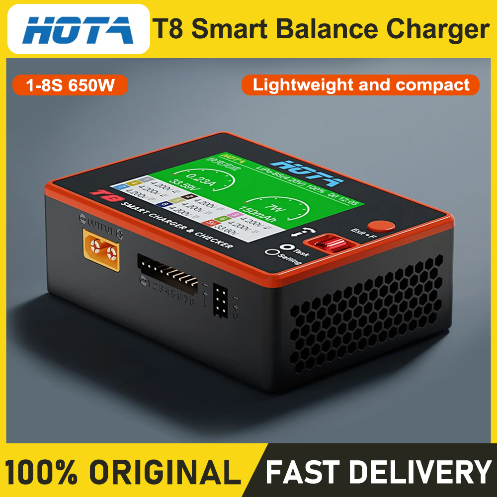 Inteligentna ładowarka HOTA T8 – Drone Battery Smart recenzja i cena