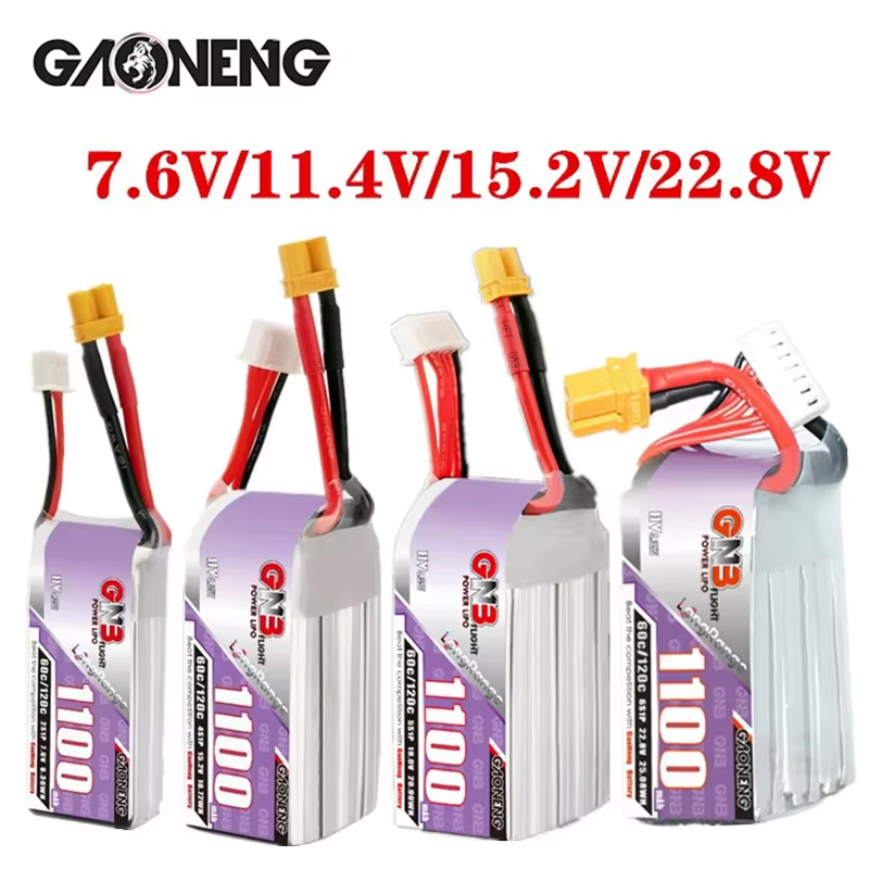 GNB 1100mAh 2S 3S 4S 6S 60C/12 – Drone Battery Connector recenzja i cena